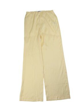 Venroy Silk Slub Relaxed Pant in Buttercream